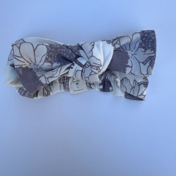 Kate Quinn Head Bow Set | Botanical Toile, 4-Pack | Blue, Sage & Plum | 0–6M (S) - Picture 4 of 6